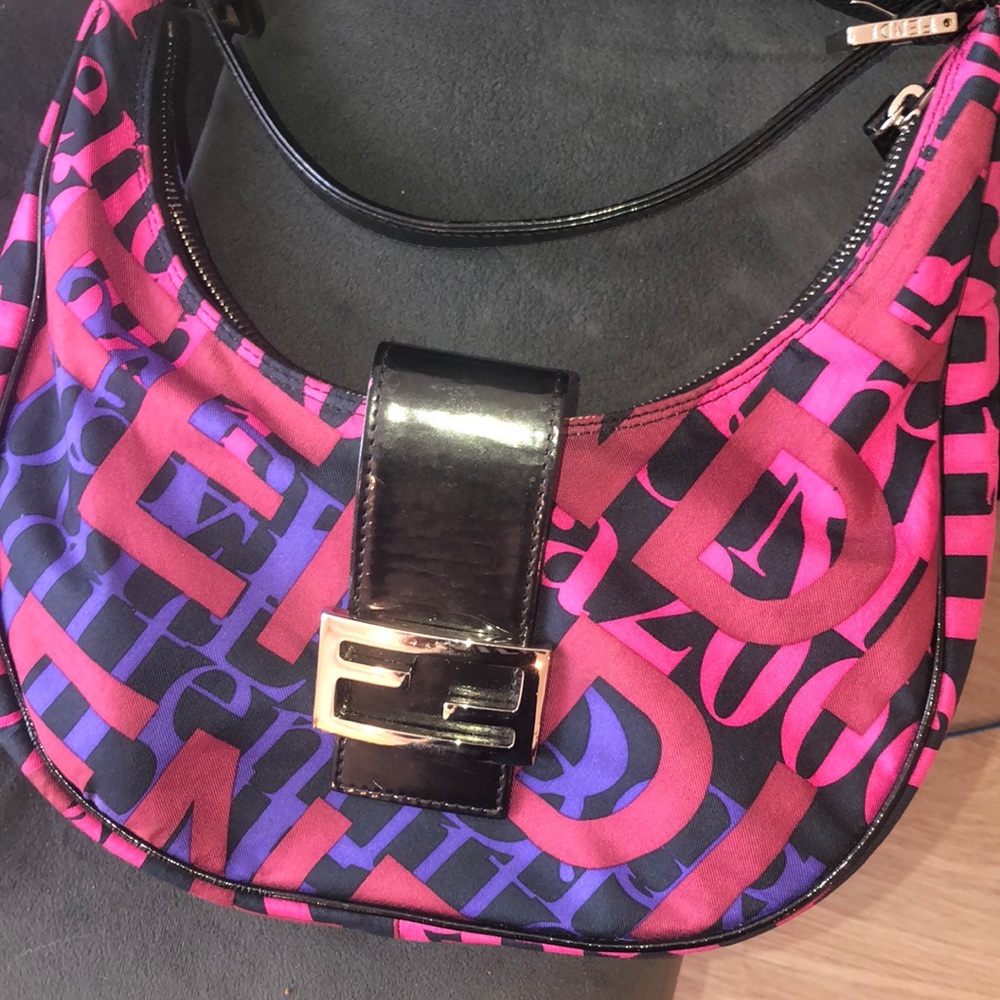 Fendi nylon purse
